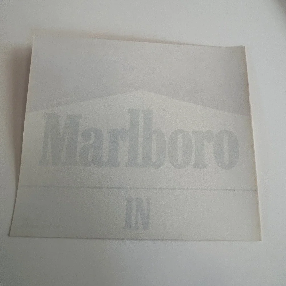Marlboro Out Door Decal Vintage 90s NOS New Tobacco‎ Promo Sticker Man Cave Sign